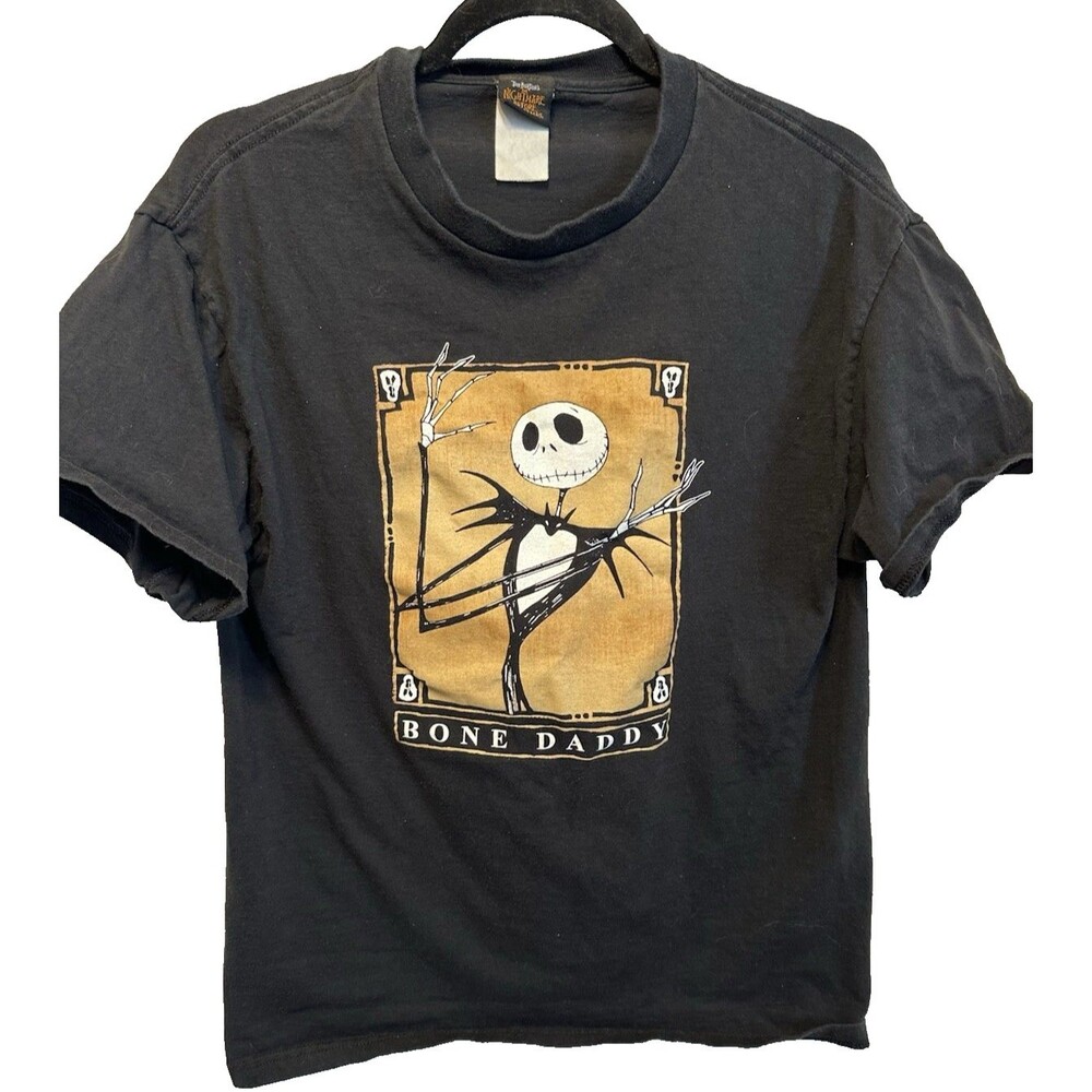 Vintage Jack Skellington The Nightmare Before Christmas Bone Daddy Graphic Shirt